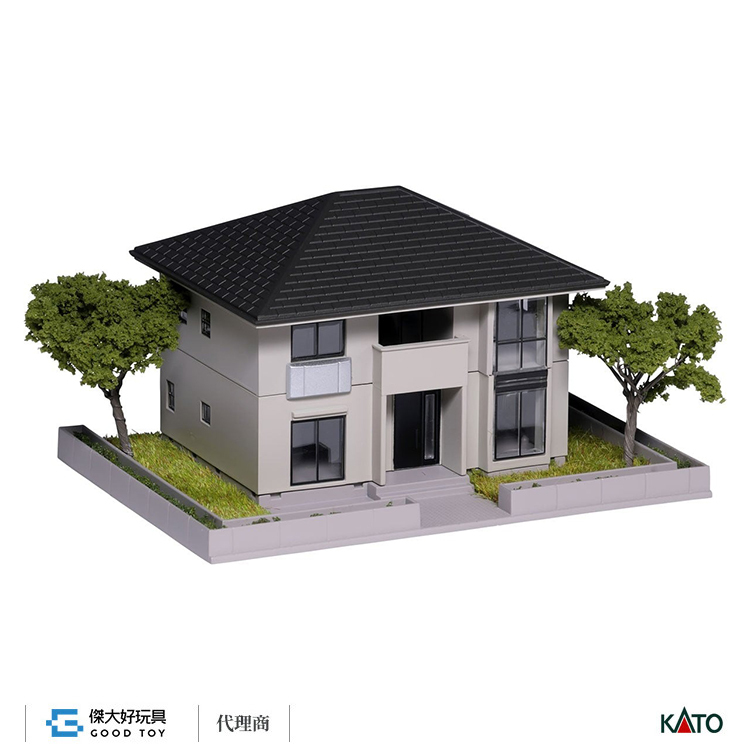 KATO 23-404A 建物 DioTown 庭院住宅2 (棕色)