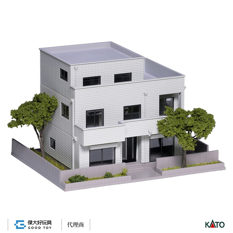 KATO 23-405A 建物 DioTown 二世代住宅 (灰色)