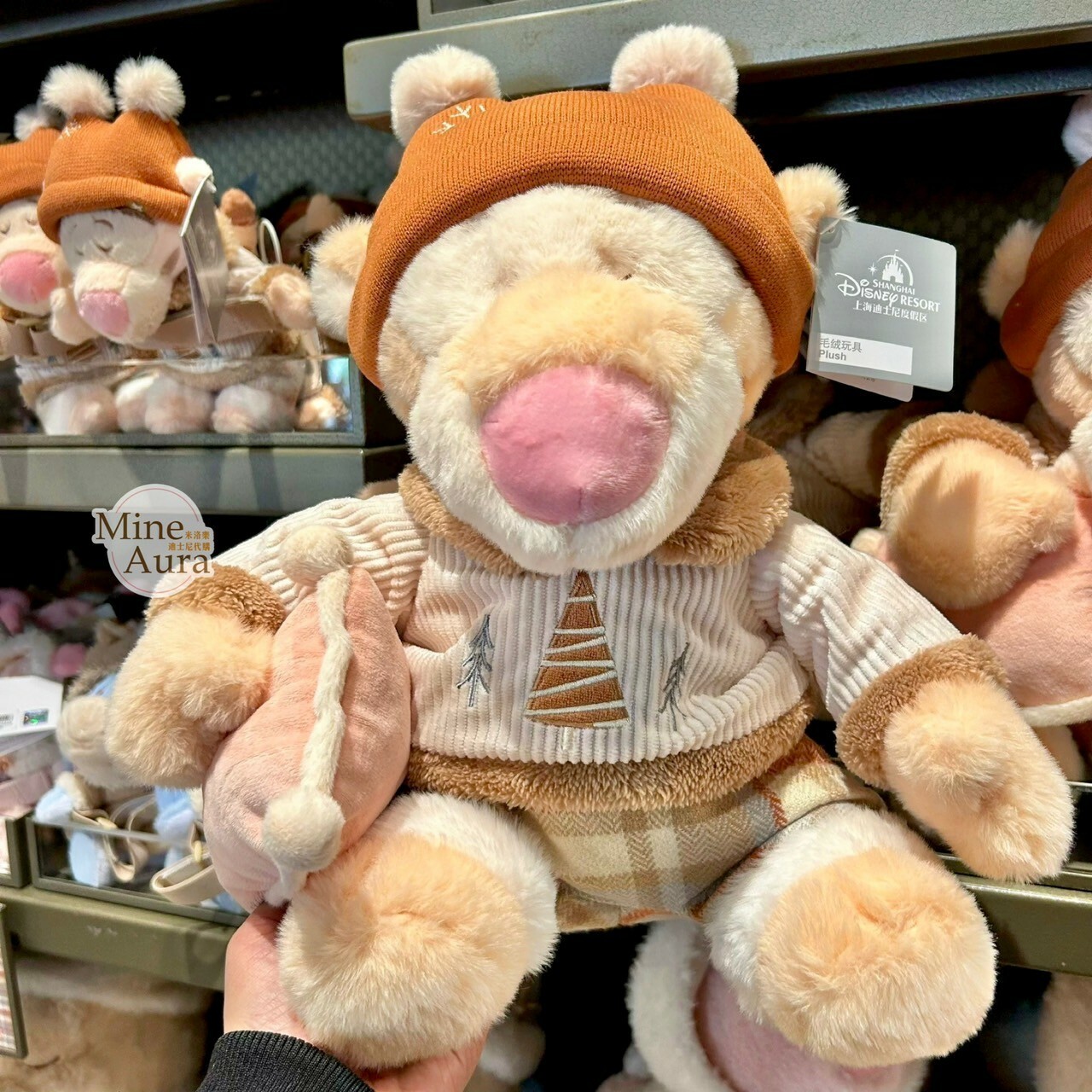 (限時特價) 小熊維尼 Winnie the Pooh 和朋友們居家系列 跳跳虎 Tigger 娃娃 玩偶 -上海迪士尼樂園