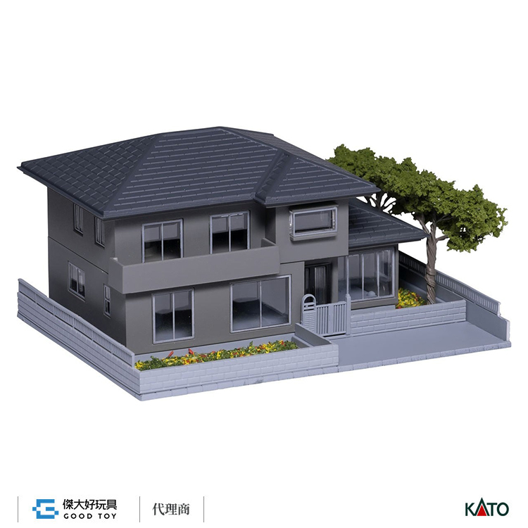 KATO 23-403D 建物 DioTown 庭院住宅1 (炭灰色)