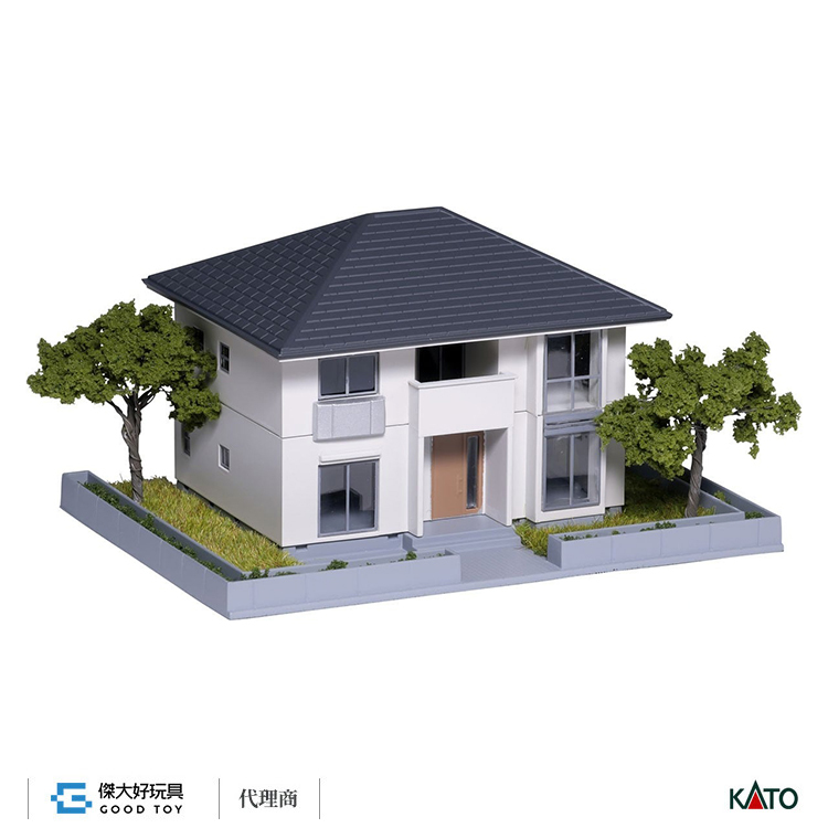 KATO 23-404D 建物 DioTown 庭院住宅2 (白色)