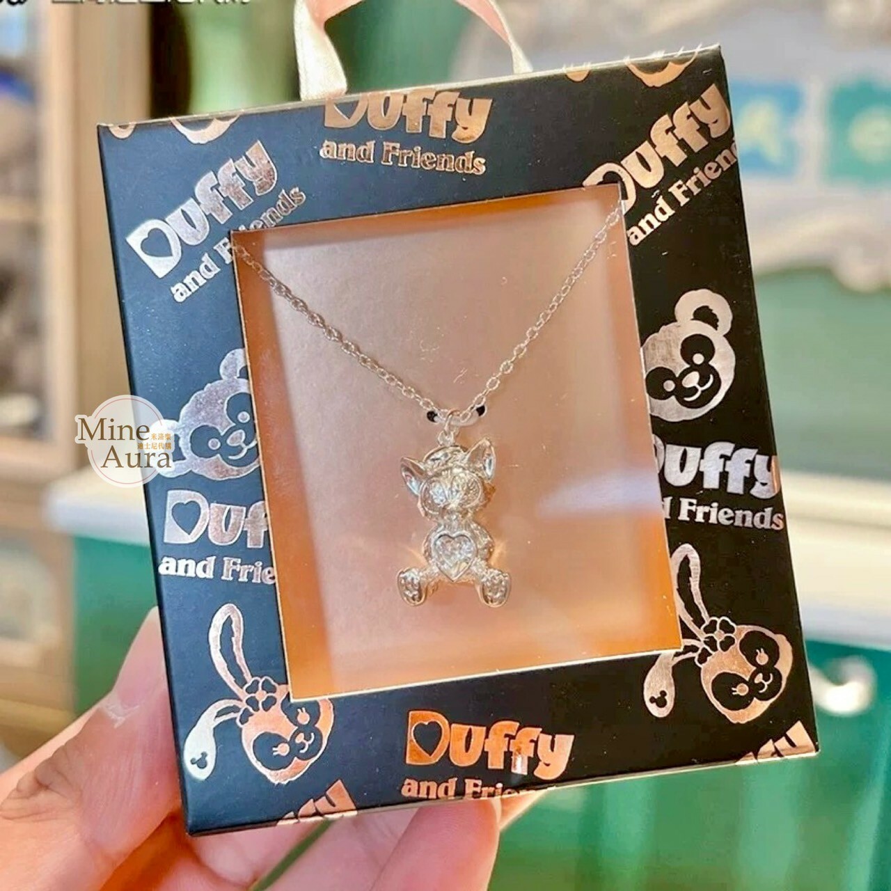 傑拉托尼 畫家貓 Gelatoni 立體造型 吊墜 項鍊 -上海迪士尼樂園