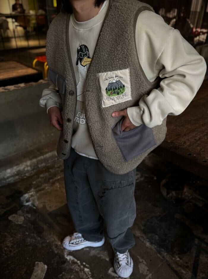 毛毛背心褸 HIGH FIVE-124V