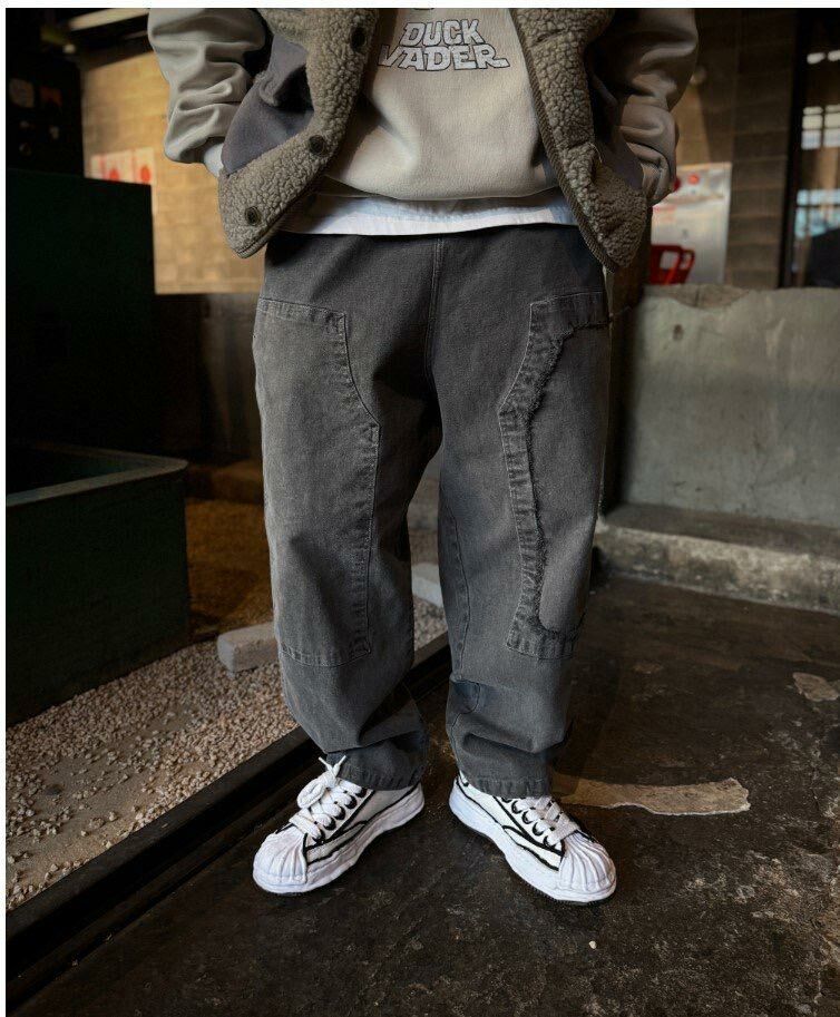 洗水淨色鬆身褲 HIGH FIVE-127P