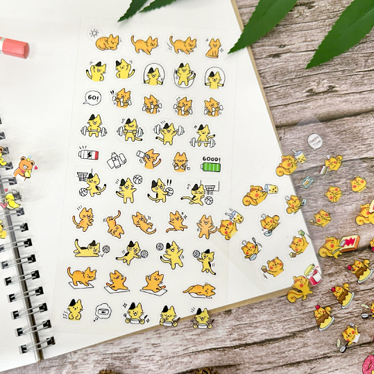 Season Paper and Gift Sticker－Flip Book Series (Taiwanese Stationery Brand)