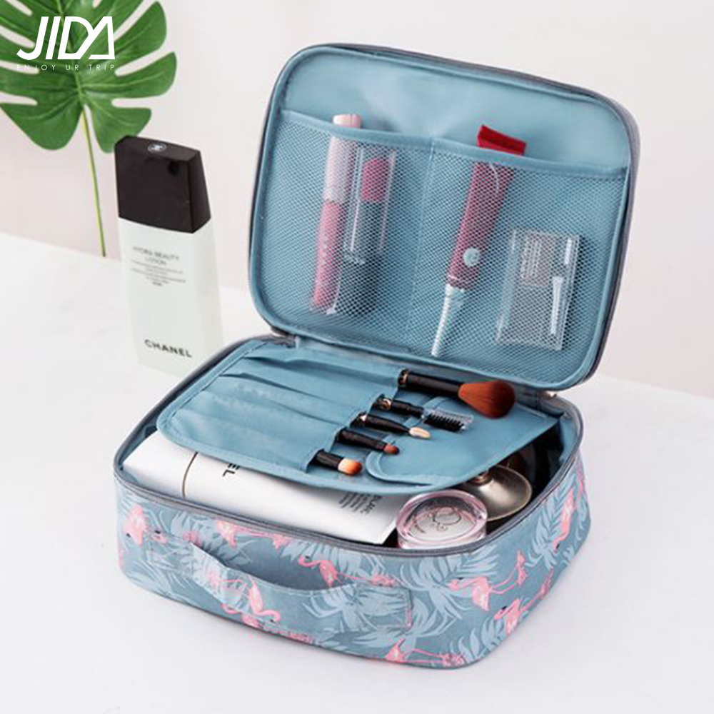 300D小清新加厚防震防潑水旅行化妝收納包/A款(4色)