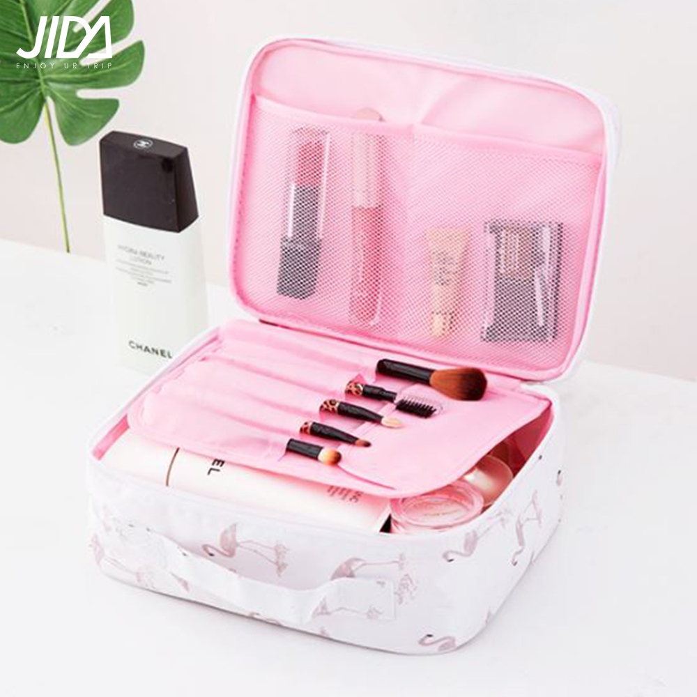 300D小清新加厚防震防潑水旅行化妝收納包/A款(4色)