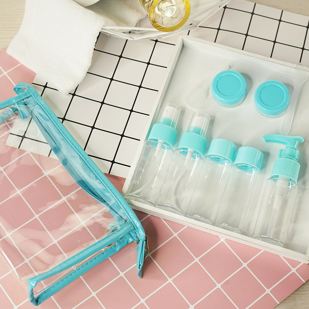 輕透旅行多款分裝瓶罐12件套組