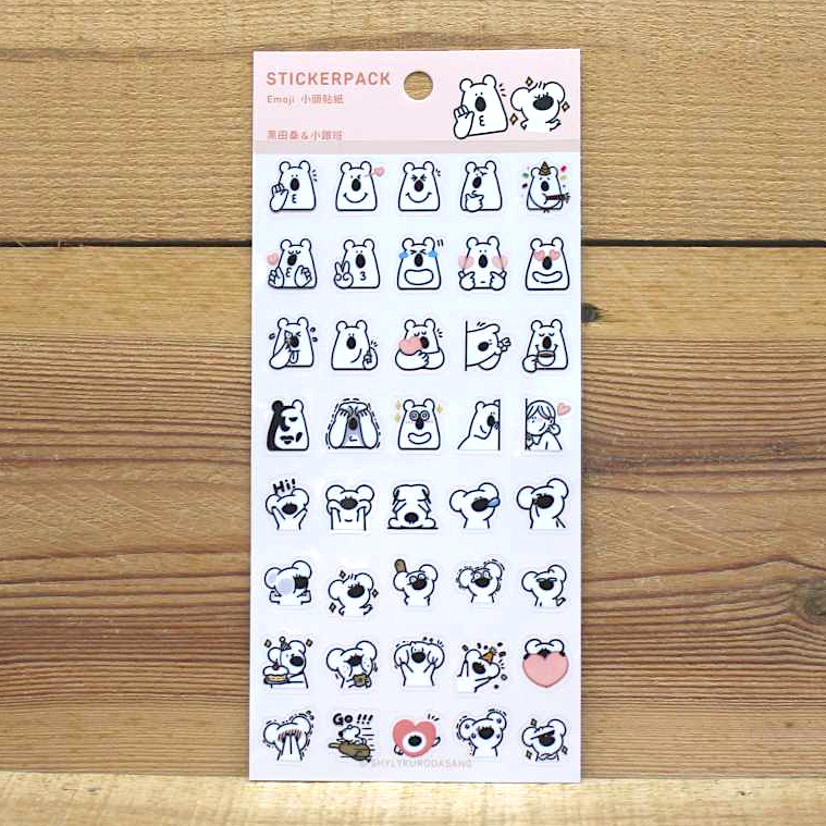 Ethos Clear Sticker－Shyly Kurodasang (Taiwanese Stationery Brand)