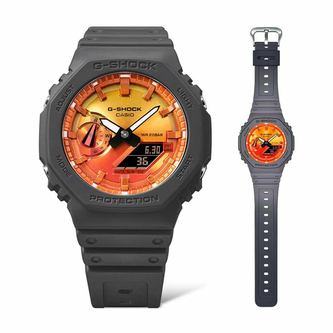 Casio G-Shock GA-2100FL-8A 手錶 (香港行貨)