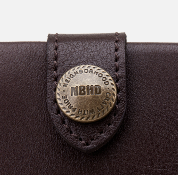 【NEIGHBORHOOD】LEATHER CARD CASE COATED CARD CASE