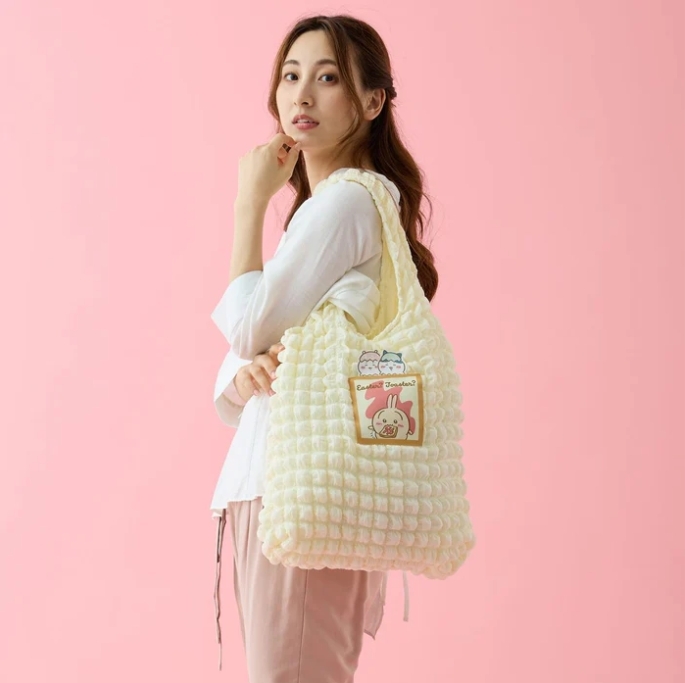 KTQ STORE ‧ 日本 Chiikawa 吉伊卡哇 吃果醬烏薩奇 爆米花包包 肩背包 191647