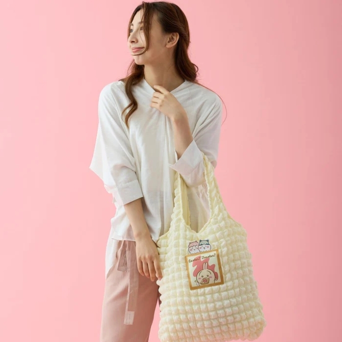 KTQ STORE ‧ 日本 Chiikawa 吉伊卡哇 吃果醬烏薩奇 爆米花包包 肩背包 191647