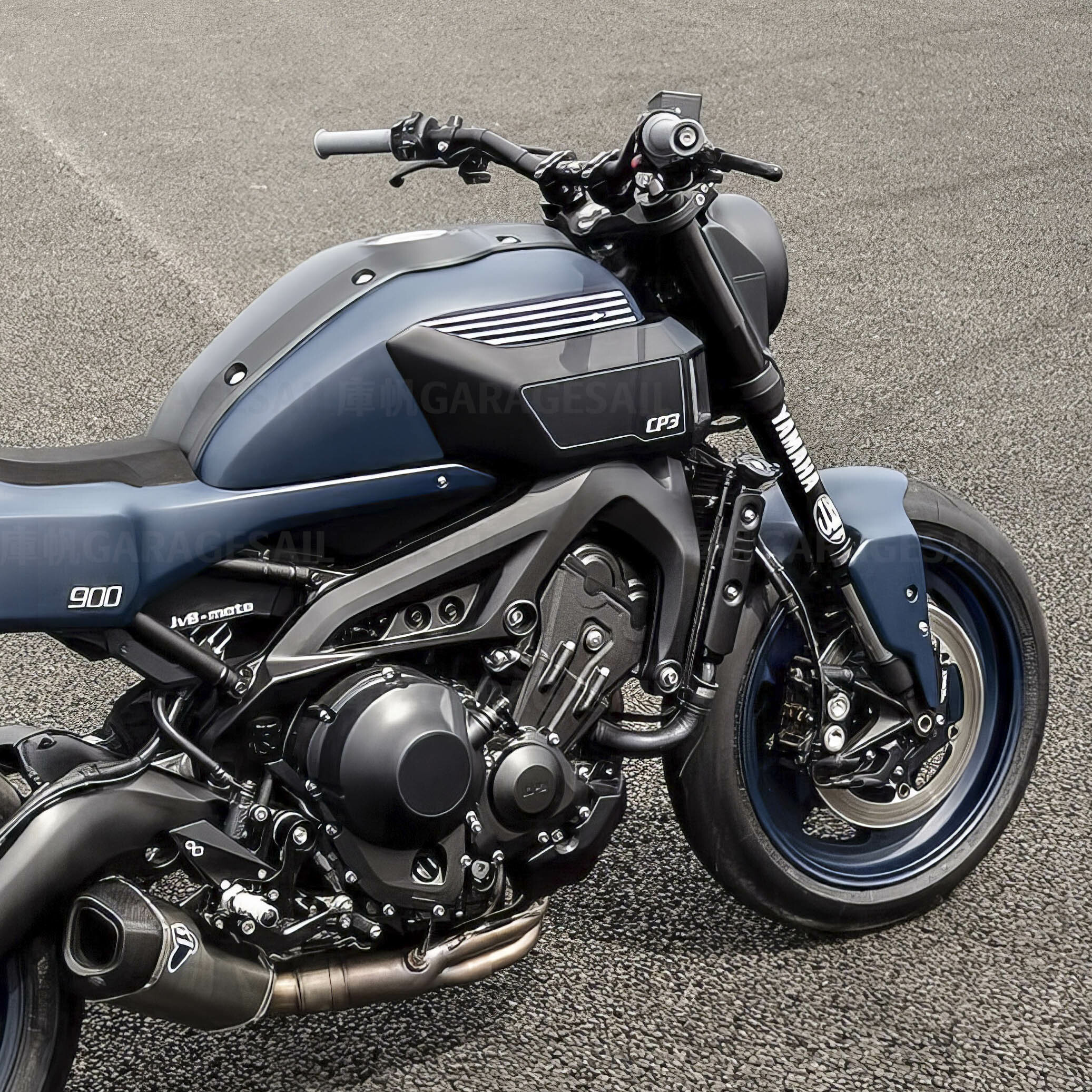 JvB 山葉 XSR900 專用 油箱 左右板+進氣口飾蓋 素材