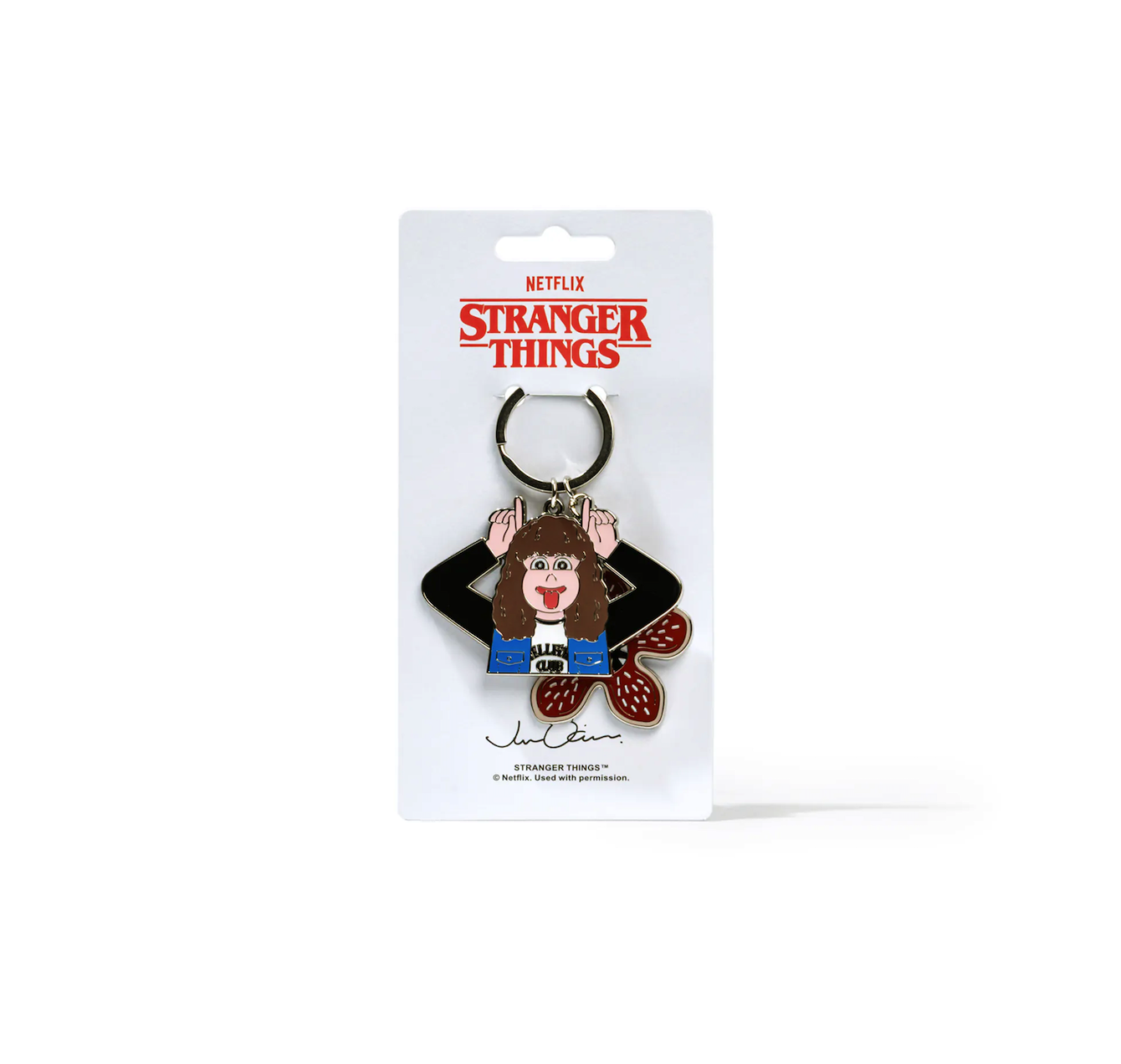 【現貨】FILTER017® X Stranger Things X Jun Oson Eddie Metal Keychain / 艾迪金屬鑰匙圈