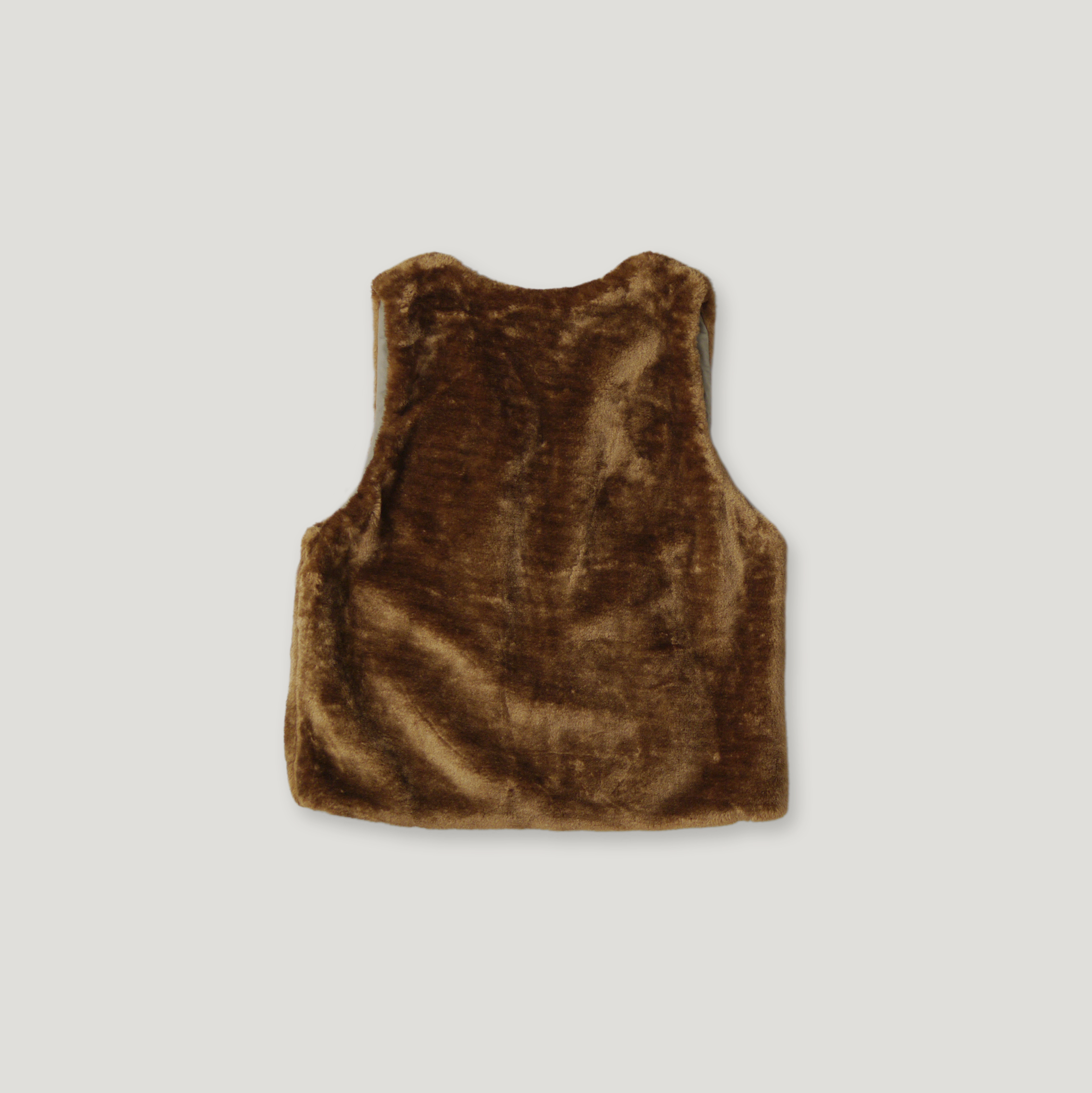 J.P.L. 毛絨箱型背心 ╭ 2色 ╮