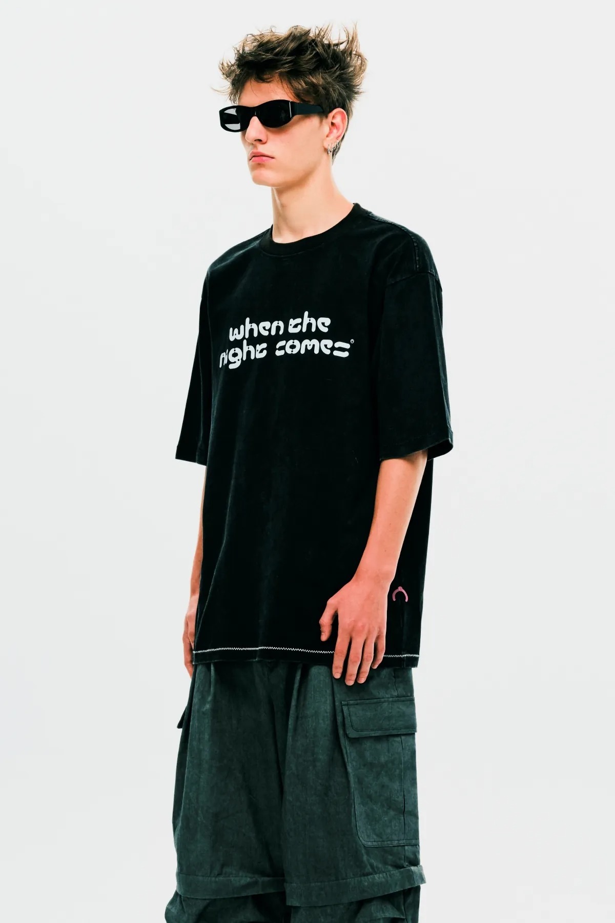 WTNC / SLOGAN TEE - 黑