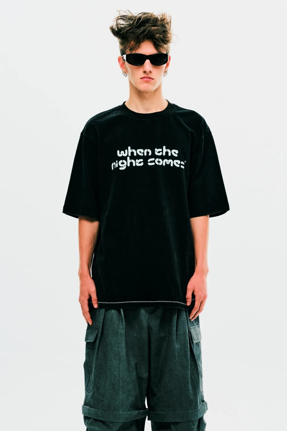 WTNC / SLOGAN TEE - 黑