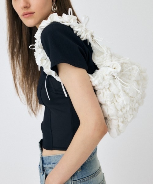 MOUSSY / SHOULDER RIBBON PURSE BAG