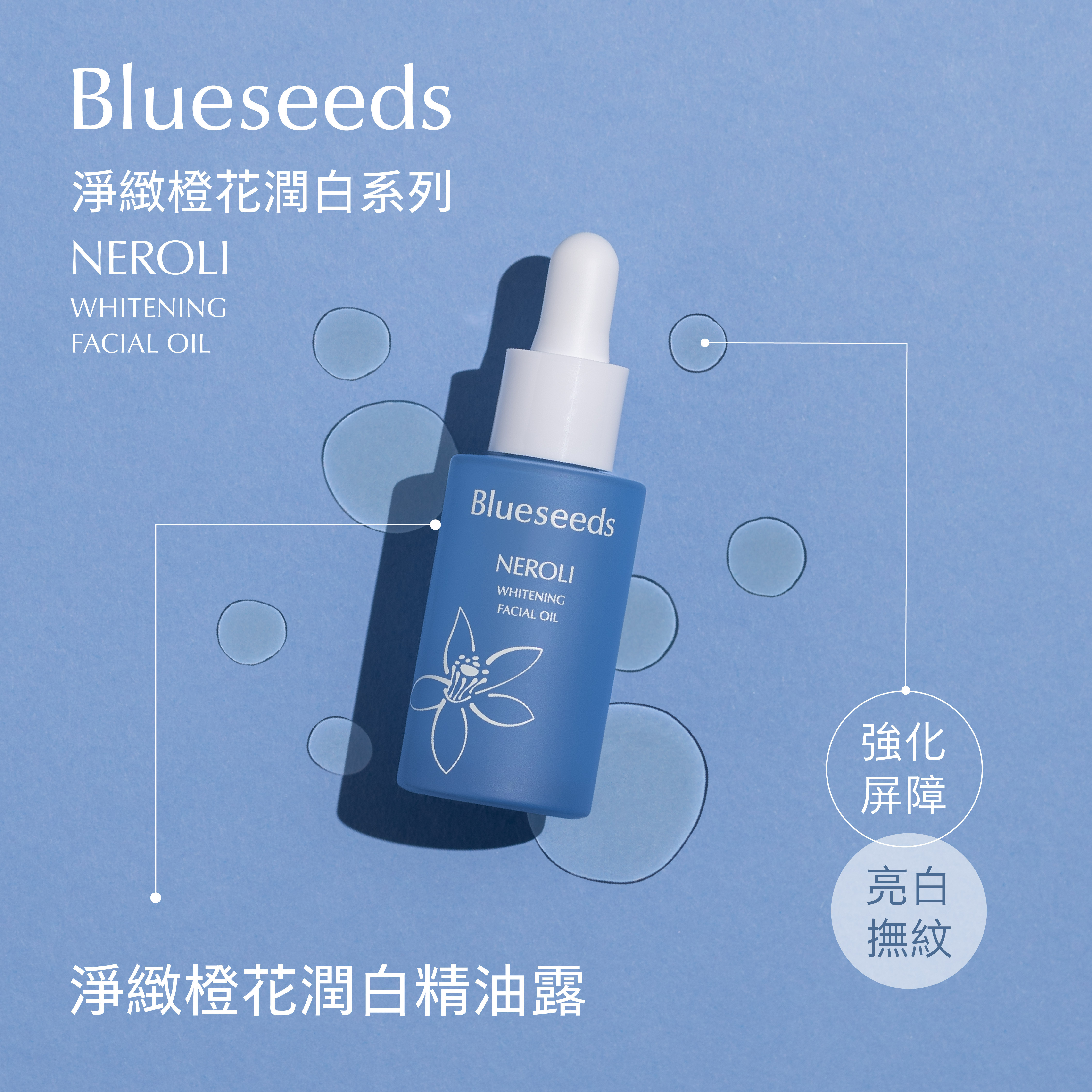 淨緻橙花潤白精油露 30ml