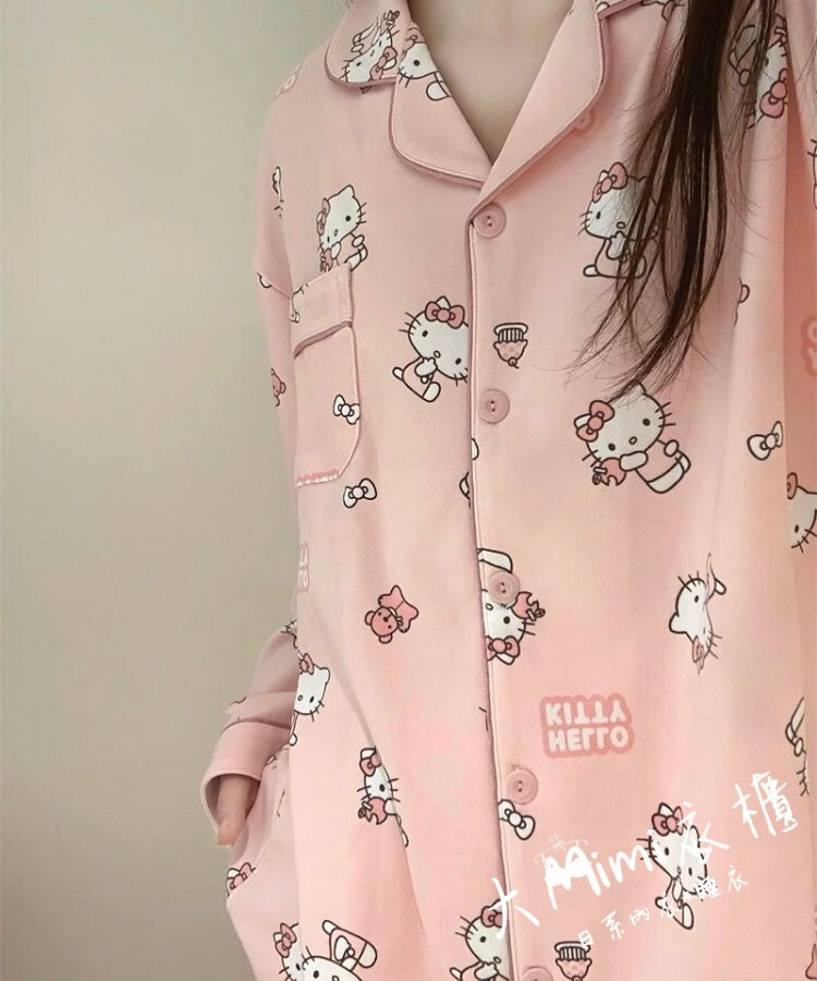 Kitty貓刷毛德絨居家服