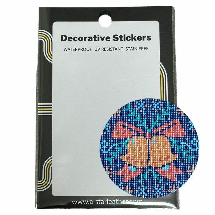 聖誕節皮革裝飾標貼 - 聖誕鈴當