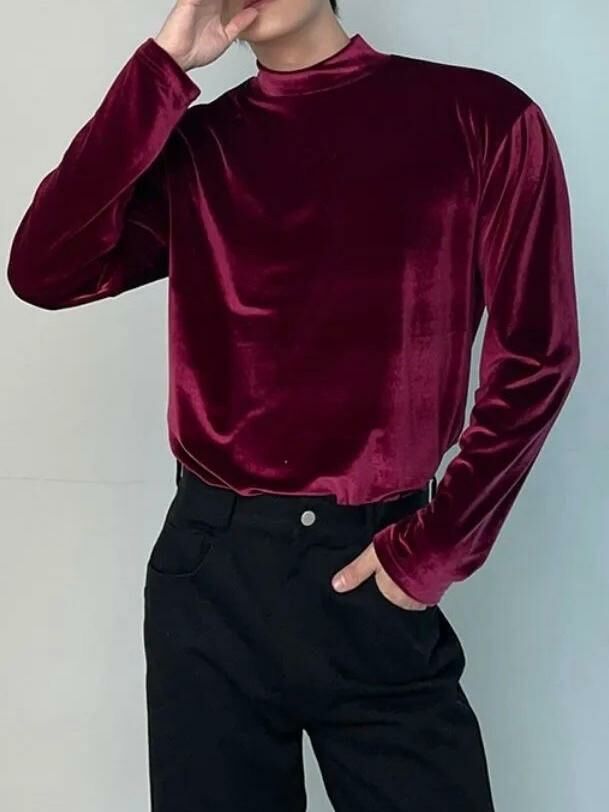 淨色樽領長袖衫 TAC-0068T