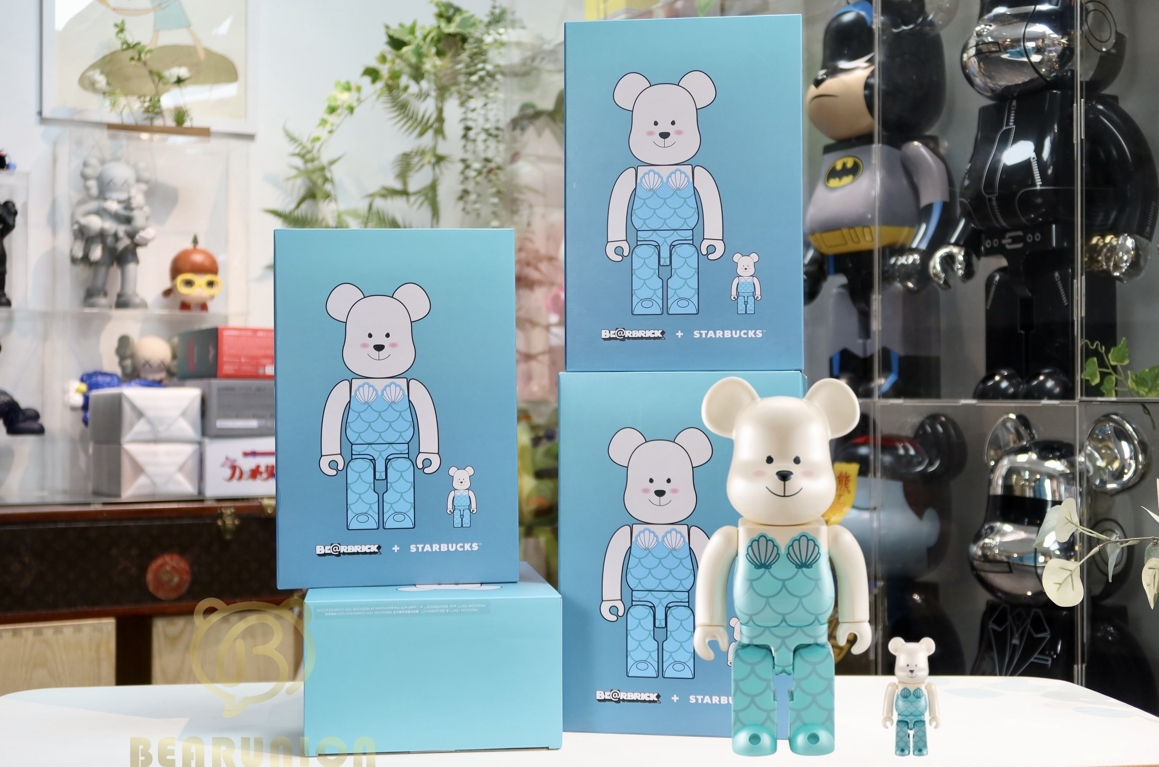 🎏預訂🎏Bearbrick Starbucks 人魚小熊 Taiwan