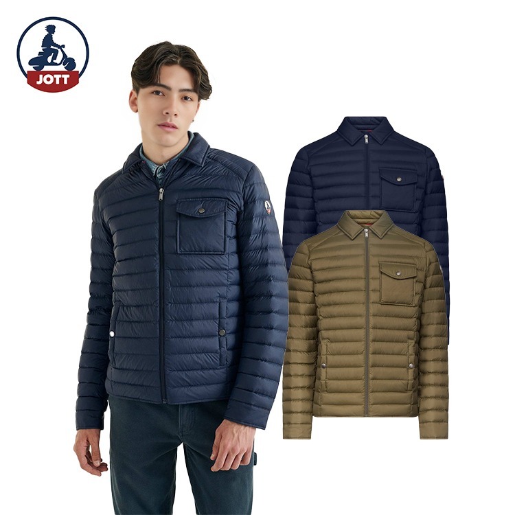 【JOTT】DAN口袋有領羽絨外套