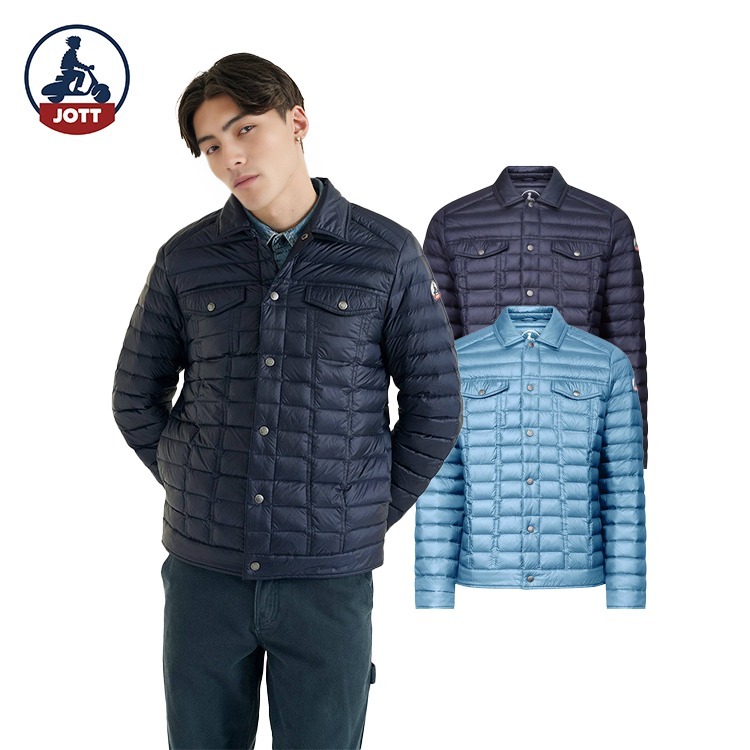 【JOTT】ELI雙口帶有領羽絨外套