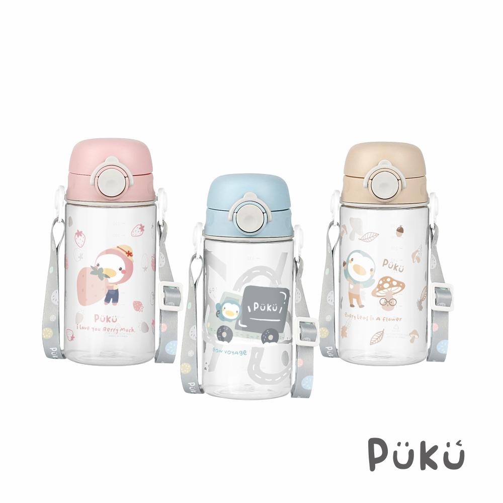 飄飄奶蓋Tritan直飲隨身水瓶330ml-(多色)