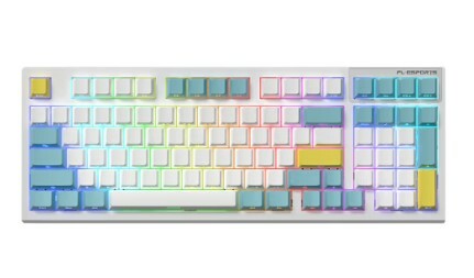 腹靈-FL980V2Pro 有線/藍牙/2.4G三模客製化機械鍵盤(冰薄荷軸V2)(平行進口)