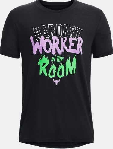 【現貨】Under Armour A121701 大童短袖上衣紫綠logo款  XL碼