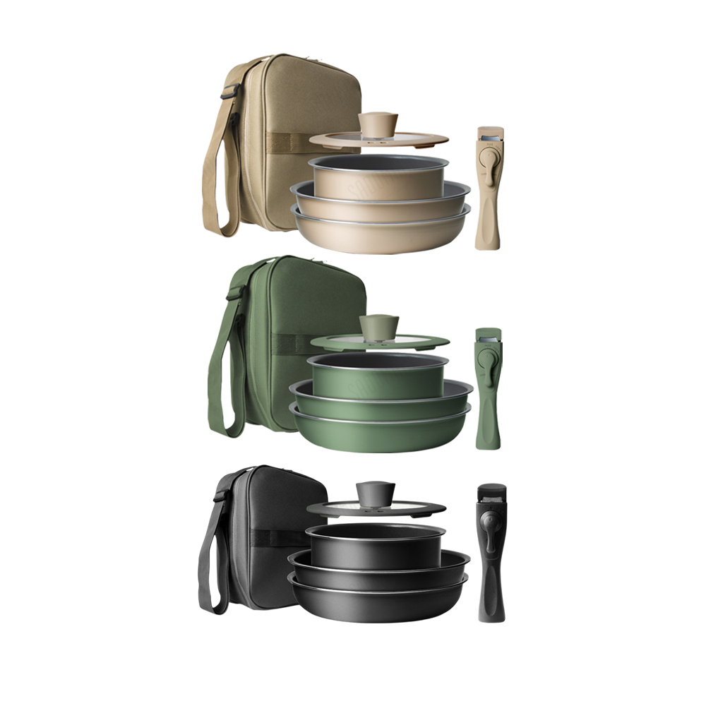 SADOMAIN 仙德曼 露營鍋具組 24cm不沾鍋系列