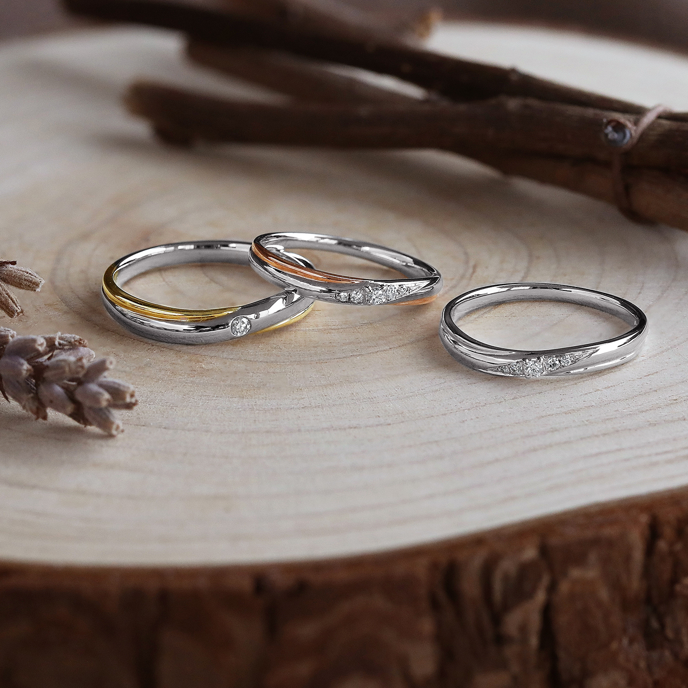 愛的星情 — 鑽石對戒