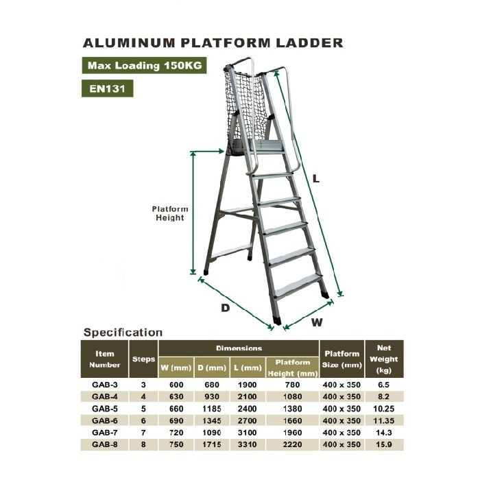 N001 GAB 鋁平台扶手梯