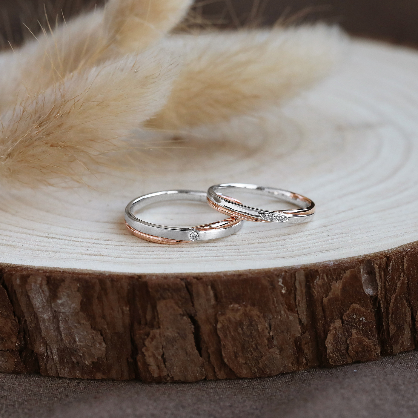 契合 — 鑽石對戒