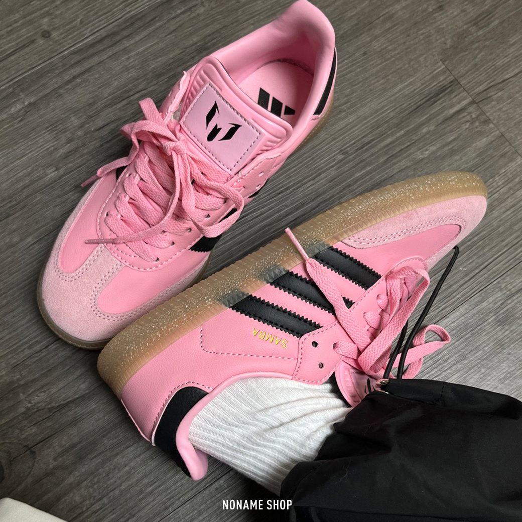 INTER MIAMI CF X ADIDAS SAMBA 梅西 聯名款 森巴 芭比粉 (女款)