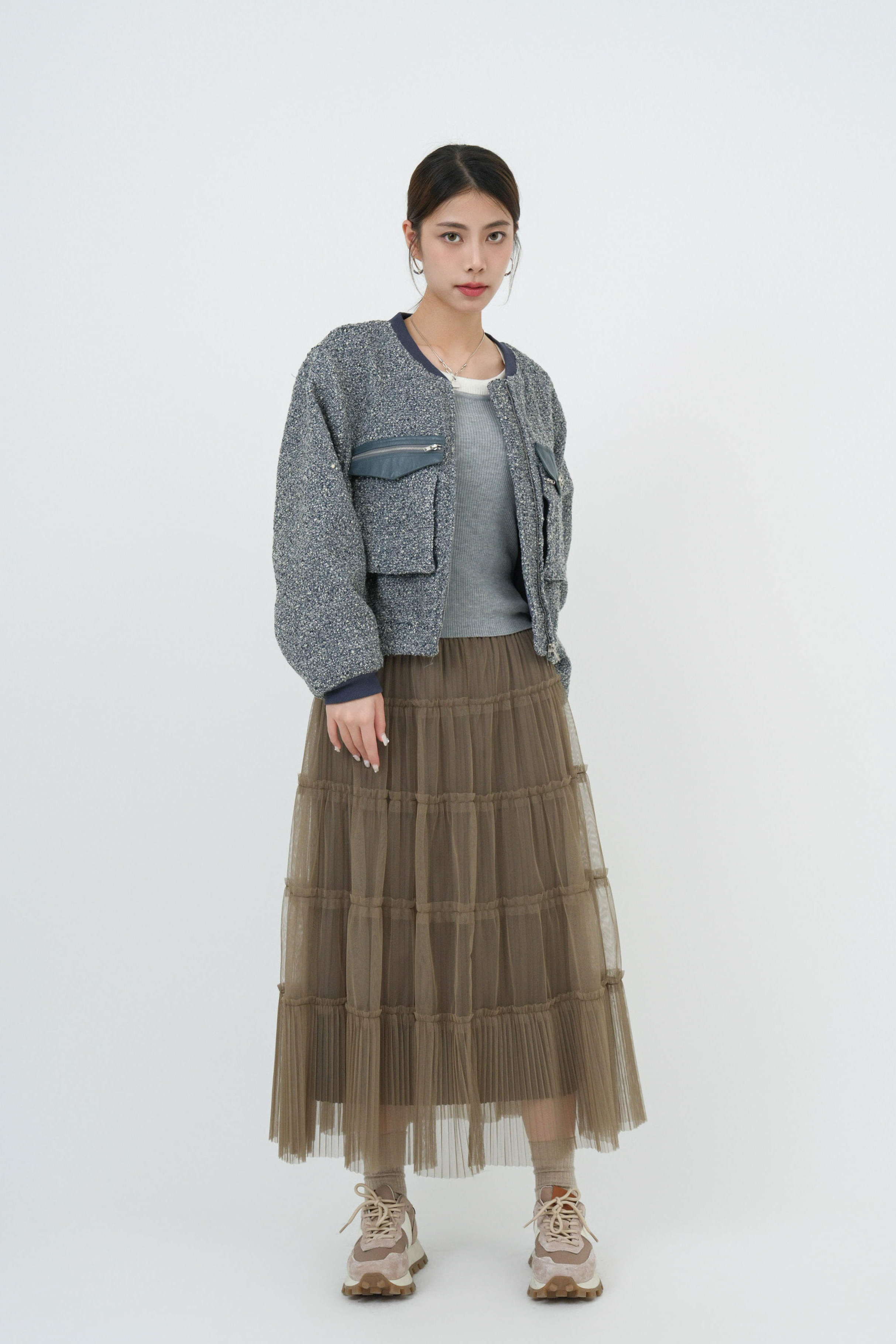 FW24_0287（外套＋上衣+半截裙）