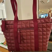 [S] KATE SPADE KI383 CAMDEN QUILTED KSNYL SM TOTE,BLACKBERRY, 196021555763 (SKS1413)