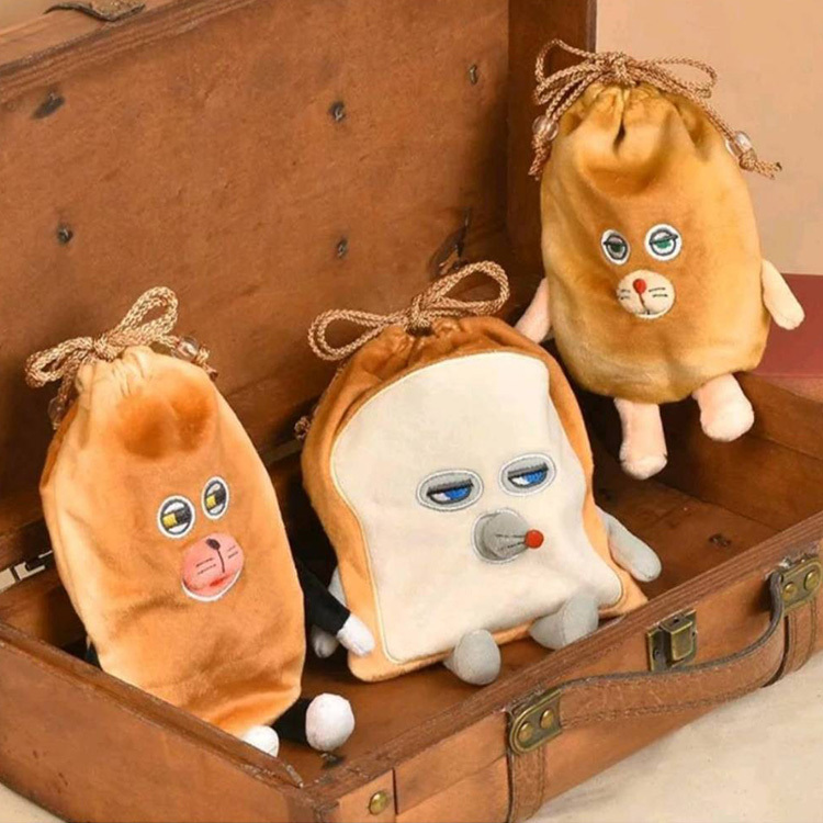 【麵包小偷】束口袋