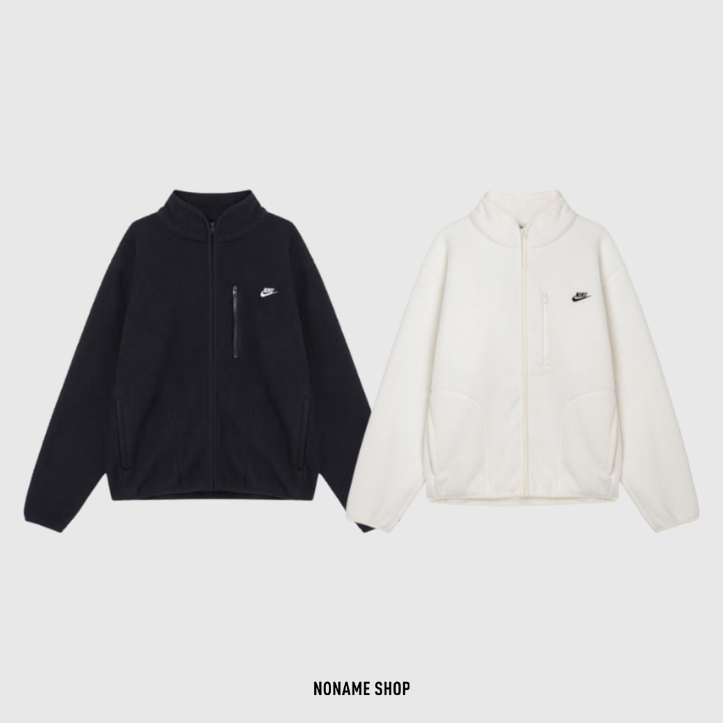 NIKE SPORTSWEAR CLUB 搖粒絨 保暖 字勾 外套 兩色 (男款)