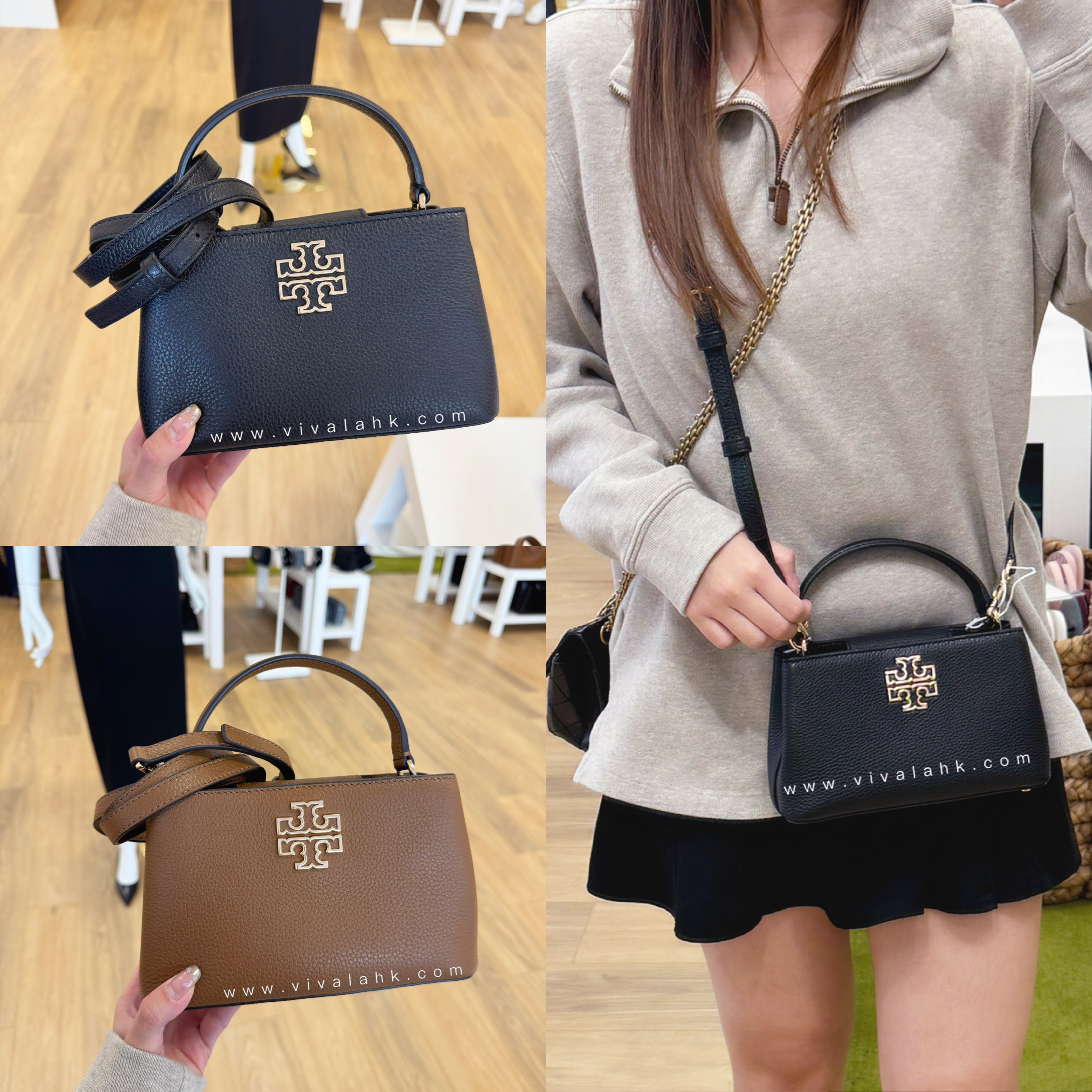 Tory Burch - Britten Micro 手提+斜孭袋 (145357)