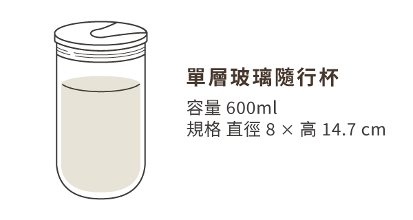 好玻單層玻璃隨手杯