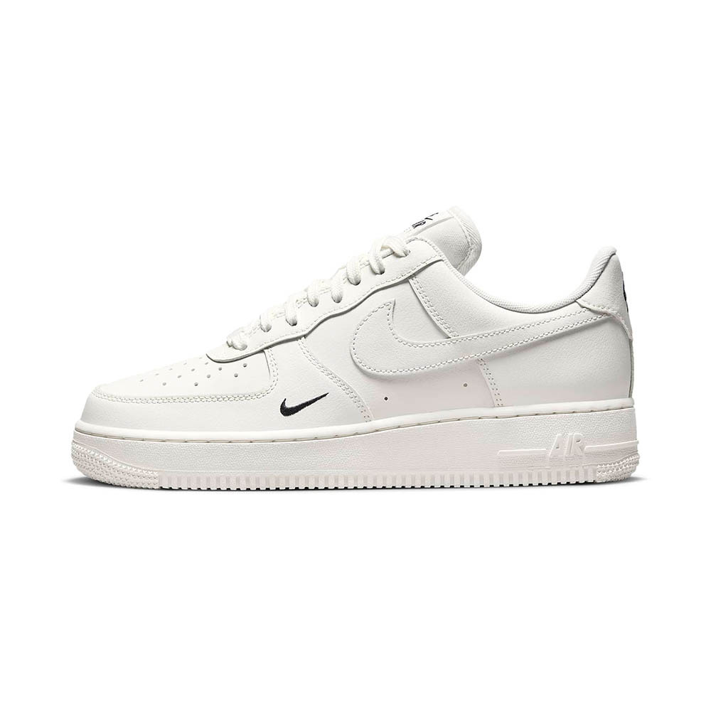 Nike Air Force 1'07 女 奶白 小黑勾 皮革 透氣 小白鞋 AF1 運動 休閒鞋 HF1058-133