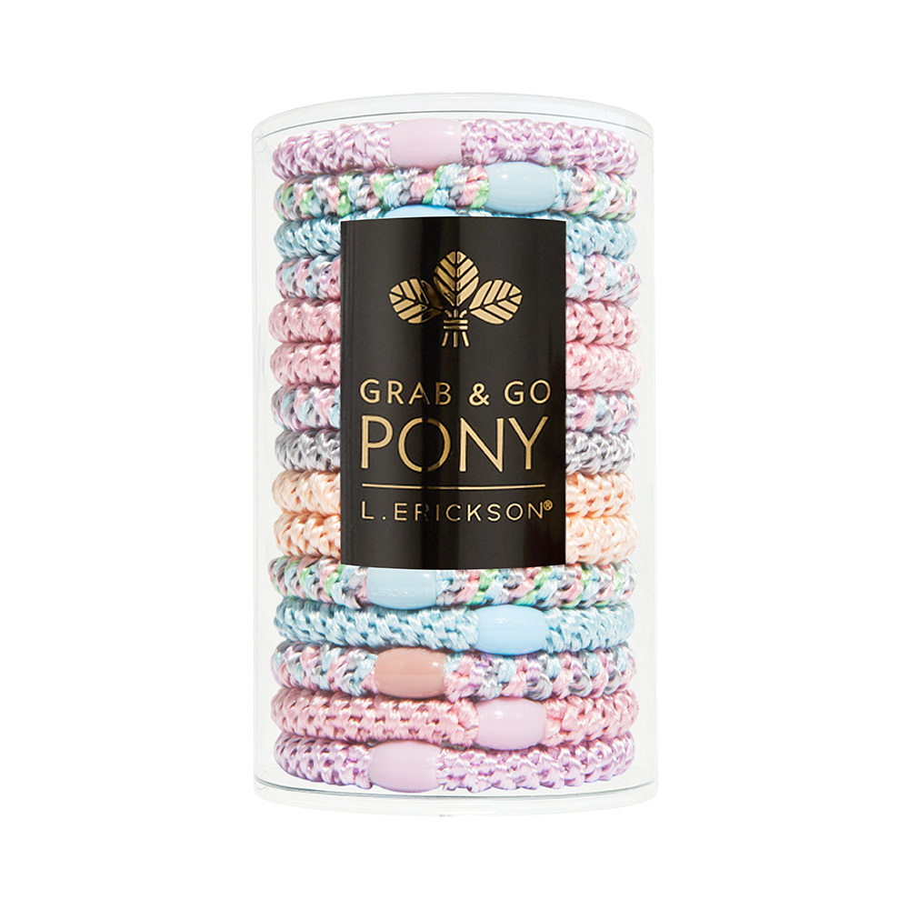 L. ERICKSON｜彈力髮圈桶-芭蕾粉