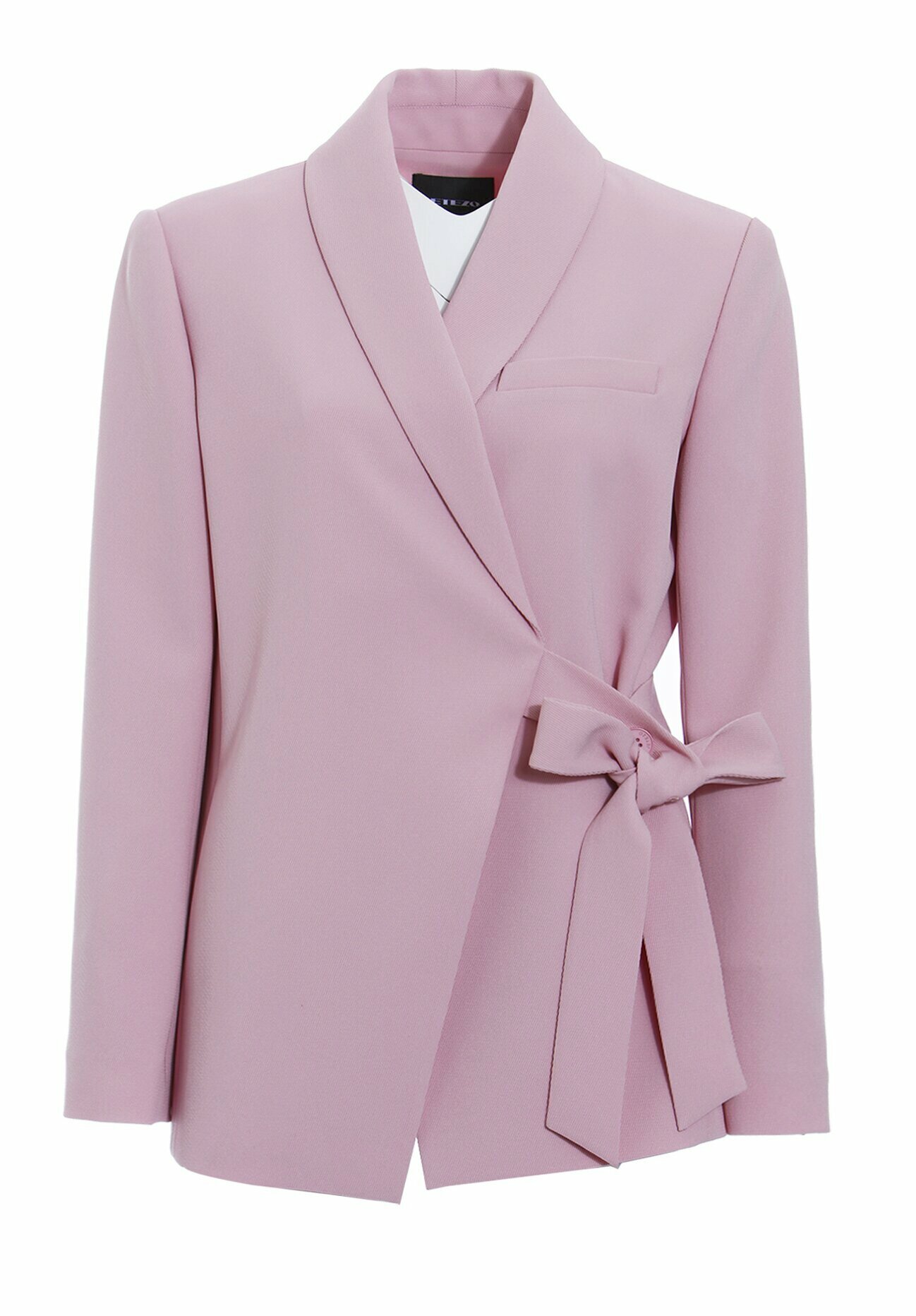 BD15056D1法國粉綁帶西狀外套