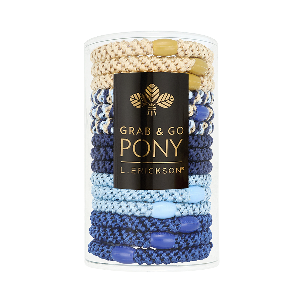 L. ERICKSON｜彈力髮圈桶-蔚藍星空