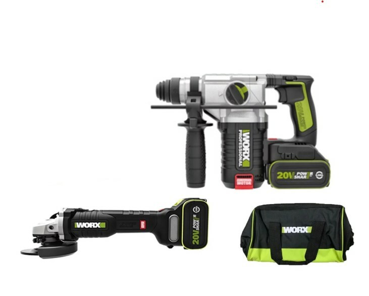 WORX WU934BAG 油壓鑽+磨機 (WU388+WU805)