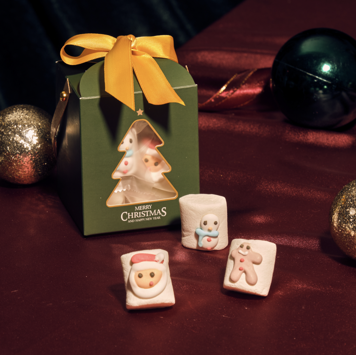 Christmas Marshmallow Small Gift Box (12pcs)